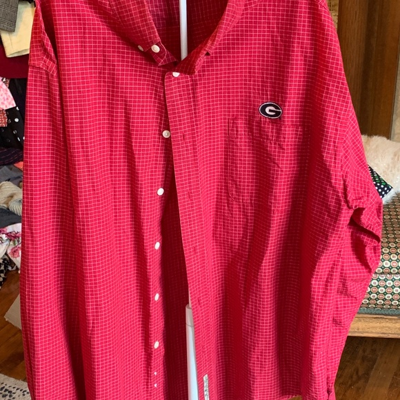 Georgia bulldogs men’s button down. Worn‎ twice - Picture 1 of 4